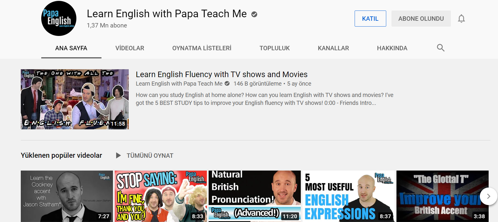 İngilizce Öğrenirken Faydalanabileceğiniz 5 Youtube Kanalı 